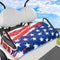 Golf Cart Seat Cover, 100% Microfiber Golf Cart Seat Towel Blanket for All 2-Seater Carts (USA Flag)