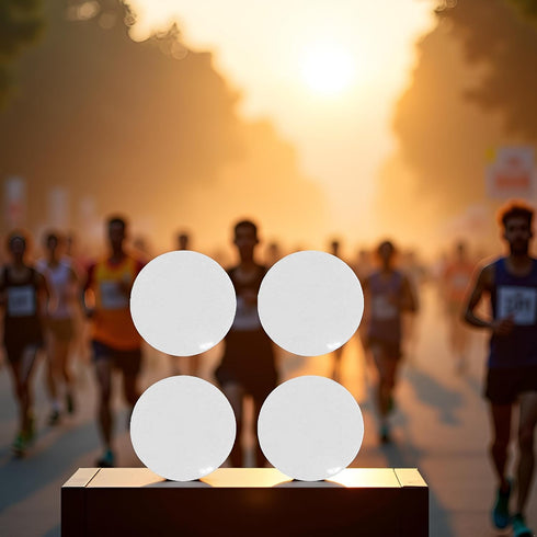 Enyolidimk 4 Packs Packs Pcs Marathon Race Number Magnetic Race Bib Holders Running Fix Clips Buckle Running Waist