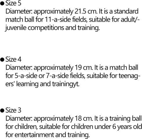 3,4,5 Soccer Ball Size Soft PU with Football Bag Needle for Practice Training
