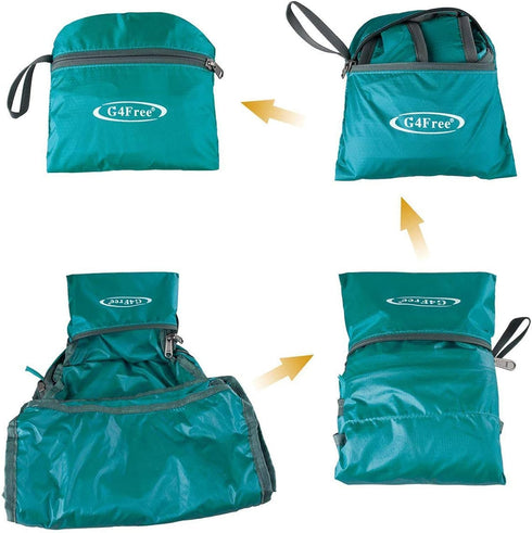 G4Free 20L Lightweight Packable Backpack - Travel Hiking Daypack for Men and Women