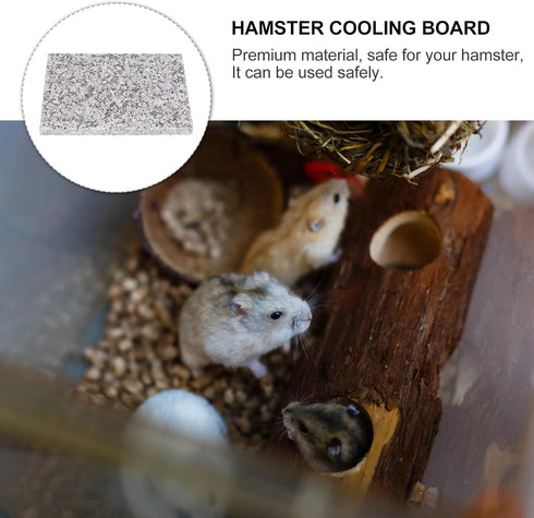 Mipcase Rabbit Cooling Pad, Small Cooling Pad for Hamster and Rabbits in Summer