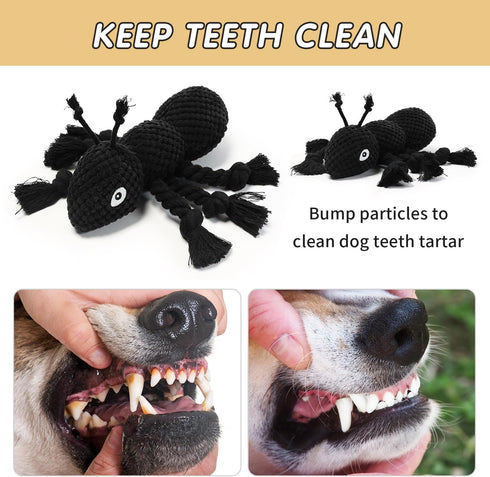 Ant Plush Dog Toy, Interactive Chew Toy for Small and Medium Dogs with Stuffing and Scream