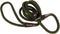 Water & Woods Braided Rope Dog Slip Leash by Coastal Pet, Heavy-Duty Leash, Green, 1/2" x 6'