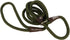 Water & Woods Braided Rope Dog Slip Leash by Coastal Pet, Heavy-Duty Leash, Green, 1/2" x 6'