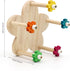 DVHEY 5 Bird Rotating Perch Toy,Durable Unique Wooden Ferris Wheel Parrot Toys with Perches,Bird Cage Accessories