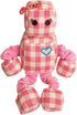 SNUG AROOZ Snugarooz Rosie The Robot Plush Dog Toy with Repair Patch Durable Gingham