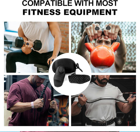 Generic Anti-Slip Workout Grips - Ergonomic Rubber Gym Grips, Hand Protection Weight Lifting Grips, for Gym Training