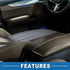 Deep Gray Inflatable Car Sleeping Mat - Comfortable Travel Essential