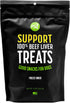 Freeze Dried Superfood 100% Beef Liver Dog Treats, 4 Ounce Bag, High Protein, Grain Free, Made in USA