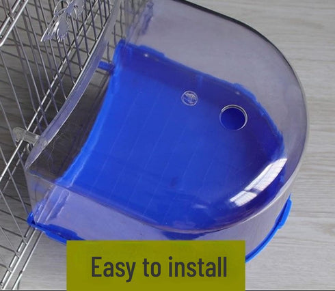Bird Bath Cage, Cleaning Pet Supplies with Hanging Hooks, Portable Shower for Parrots, Random Color