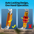 FVW Professional Auto Locking Rock Climbing Carabiner Clips, 25KN Heavy Duty Caribeaners for Rappelling, Swing, Rescue