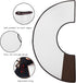 Adjustable Dog Elizabeth Collar - Latest Upgrade Protective Cone for Surgery or Wound Healing (L)