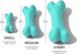 Playology Dog Toys, Dual Layer Bone Chew Toy for Dogs, Jumbo Peanut Butter Scented, Non-Toxic Materials
