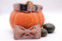Elegant Little Tail Halloween Dog Collar with Pumpkin Print Bowtie, Adjustable Holiday Gift Collars for Small Medium