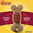 Hartz New Chompathon Gripper Bone Dog Chew Toy - Double Layered Flavored with Chicken & Bacon for Aggressive Chewers