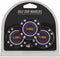 Team Golf NCAA Poker Chip Size with Double-Sided Enamel Markers, Pop Out Smaller