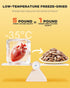 17.64 oz (1.1LB), Freeze Dried Chicken Hearts for Cats & Dogs, Raw High Protein Cat & Dog Treats, Single Ingredient