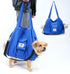 Cat Soft Travel Carrier Sling Bag, Pet Supplies for Nail Trimming, Color Blue Size XL, Adjustable Crossbody Strap