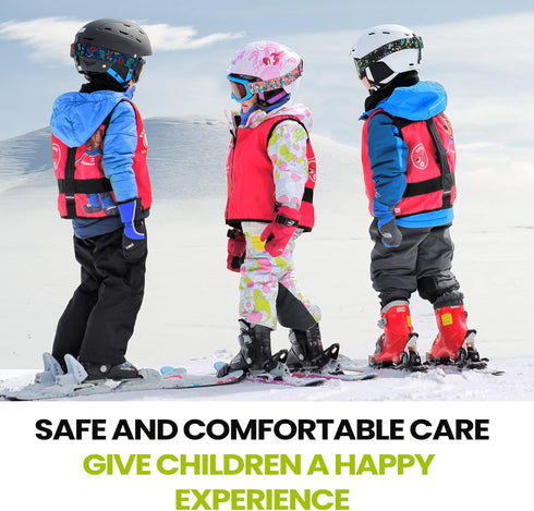 OutdoorMaster Kids Ski Goggles - 100% UV Protection, Helmet Compatible Snow Goggles for Boys & Girls