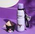 Kuromi Stainless Steel Insulated Water Bottle with Buckle and Strap, 600ml