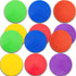 Vhxorrz 9/10 Inch Spot Markers Floor dots Non-Slip Rubber Agility Markers Flat Field Cones for Gym/PE Soccer Football