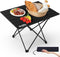 Portable Camping Table, Compact Aluminum Side Table with Carrying Bag for Hiking, Camping, Picnicking, BBQ