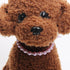 Dog Cat Pearls Necklace Collar with Bling Accessories and Ribbon Bow, Pet Jewelry for Female Dogs Cats, Small Medium