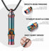 TISUR Titanium Emergency Whistle, EDC Safety Whistles Necklace Loud up to 120db for Survival, Hiking, Camping, Pets