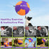 18" 60S Pet Deluxe Herding Ball for Large Dogs - Durable Interactive Herding Toy with Fast Pump in & Carry Handles