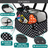 PetAmi Small Dog Purse Carrier, Soft-Sided Bag with Pockets, Airline Approved, Max 18 lbs, Polka Dot Black