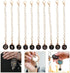 10pcs Backpacks BESPORTBLE Black Metal Hanging Cup Chain with Lobster Clasp, Decorative Number Charms for Tumbler