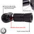 JACO Lightning CO2 Inflator for Bike Tires, Compatible with Presta + Schrader (CO2 Cartridge Not Included)