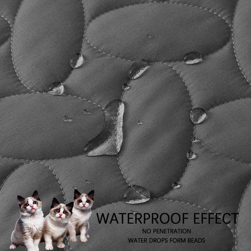 Ameritex Pet Bed Cover, Dog Bed Blanket for Sofa and Furniture, New Pattern Design, Dark Grey 30x70 Inch, Waterproof