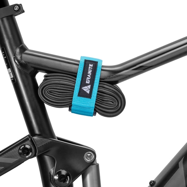 Granite Rockband MTB Frame Carrier Strap for Bike Tool Kit and Inner Tubes, Storage Solution for Mountain, BMX, Road,