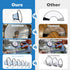Supet Adjustable Dog Cone Collar After Surgery, Comfortable Pet Recovery Collar for Large Medium Small Dogs
