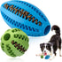 2 Pack Dogs Teething Chew Balls, Interactive Puzzle Toys for Clean Teeth and Training (1 Blue + 1 Green)