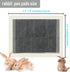 100 kathson Piece Rabbit Pee Pads,Disposable Pet Pees Pad,Cage Black Carbon Liner,Super Absorbent Leak Proof Cushion