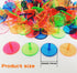 Golf Ball Marker 50 100 pcs Plastic Position Ball Marker Quarter Size 0.94 inch Flat Golf Ball Marker Mix Colour by Adhere