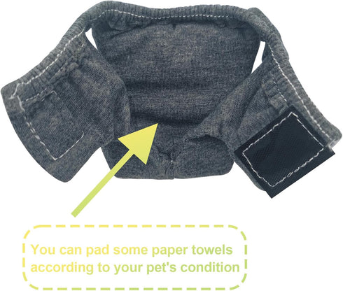 LYML.E1 2PCS Small Pet Diapers,Guinea Pig Diapers,Reusable Squirrel Diapers,Washable,Specially Designed for SUse on Pet