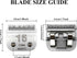15 Cut Length 3/64"(1.2mm) Detachable Pet Dog Clipper Blades, UltraEdge Series Compatible with Andis & Wahl
