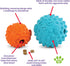 Brightkins Tough & Tumble Treat Dispenser Large Pufferfish - Interactive Dog Puzzle Toy for All Breeds, Rubber Dog Toys for Aggressive Play
