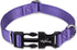 Hyhug Pets Solid Color Classic Regular Soft Nylon Collar for Medium Breeds Dogs, Ultra Violet