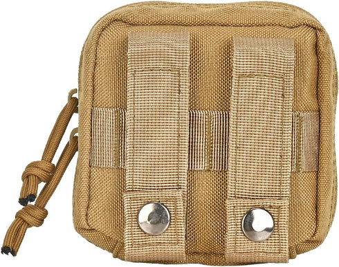 Tactical EDC Pouch - Micro Molle Utility Pouch for Mini Knife, Compass, Flashlight, Card Storage, Outdoor Gear