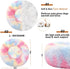 Calming Dog Bed - Round Donut Washable Bed for Small Medium Large Dogs, Anti-Slip Faux Fur Fluffy Cuddler (L 36''x36'',