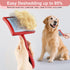 Slicker Brush for Dogs, Slicker Brush for Doodles Long Haired Dog, Goldendoodle Long Pin Detangler for Dematting, Dog