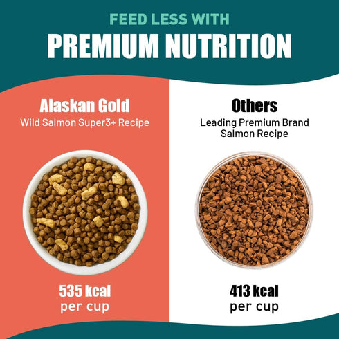 SUPER3+ Dry Cat Food (Salmon+Freeze Dried Raw Salmon+Salmon Fish Oil) | High-Protein | Grain-Free | 3 lbs