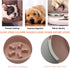 Excellent Slow Feeder Dog Bowl - Fun Alternative to Prevent Bloat for Small Medium Dogs (Pink Set)