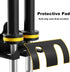 Olympic Barbell Hanger, Garage Gym Bar Wall Rack, Vertical Barbell Mount Rack, Space Saving Black Powder Coated