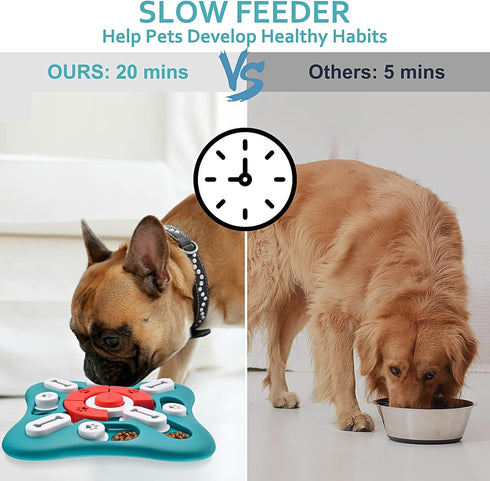 Dog Puzzle Toys - Treat Dispensing Enrichment Toys for IQ Training and Brain Stimulation for Dogs
