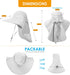 Women's Sun Hat with UV Protection, Foldable Waterproof Wide Brim Bucket Hat for Summer Activities